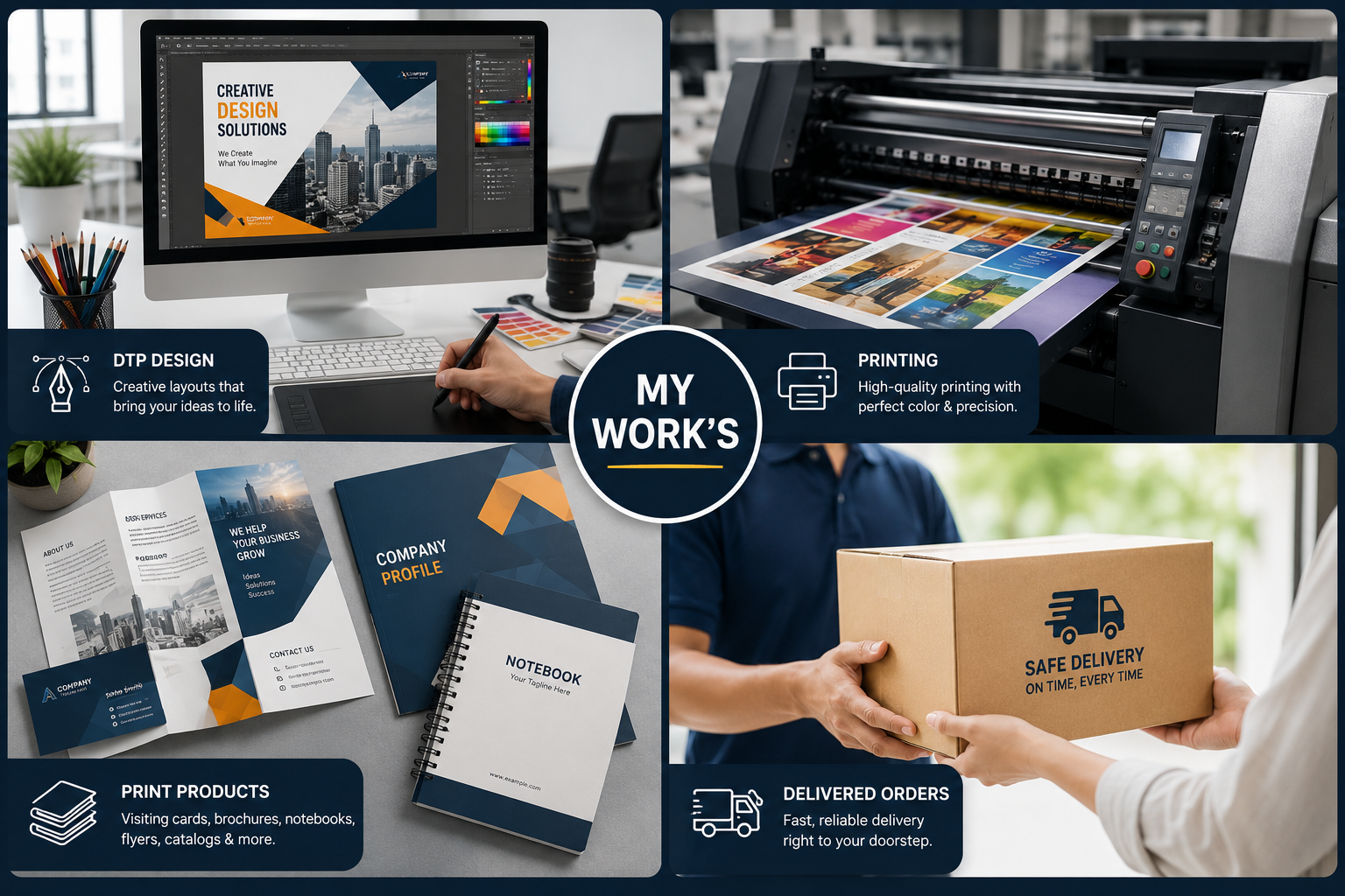Four steps for your Printing Needs
